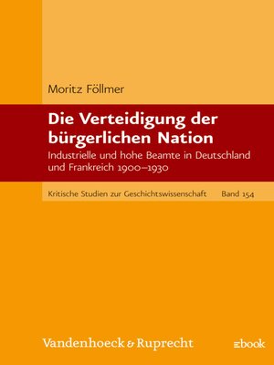 cover image of Die Verteidigung der bürgerlichen Nation